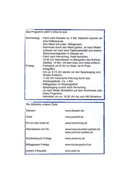 Programm für Blog2